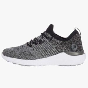 FootJoy Black and Gray Knit Athletic Shoes